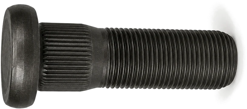 Black passivated truck wheel stud