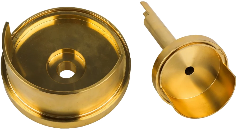 Brass Cups, custom machined part