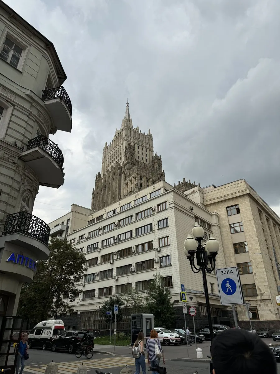 Market visit, Moscow