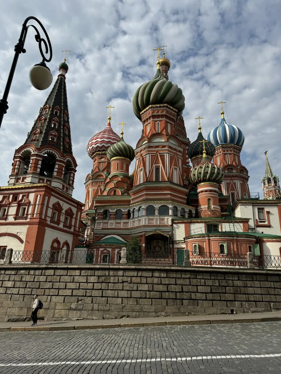 Market visit, Moscow