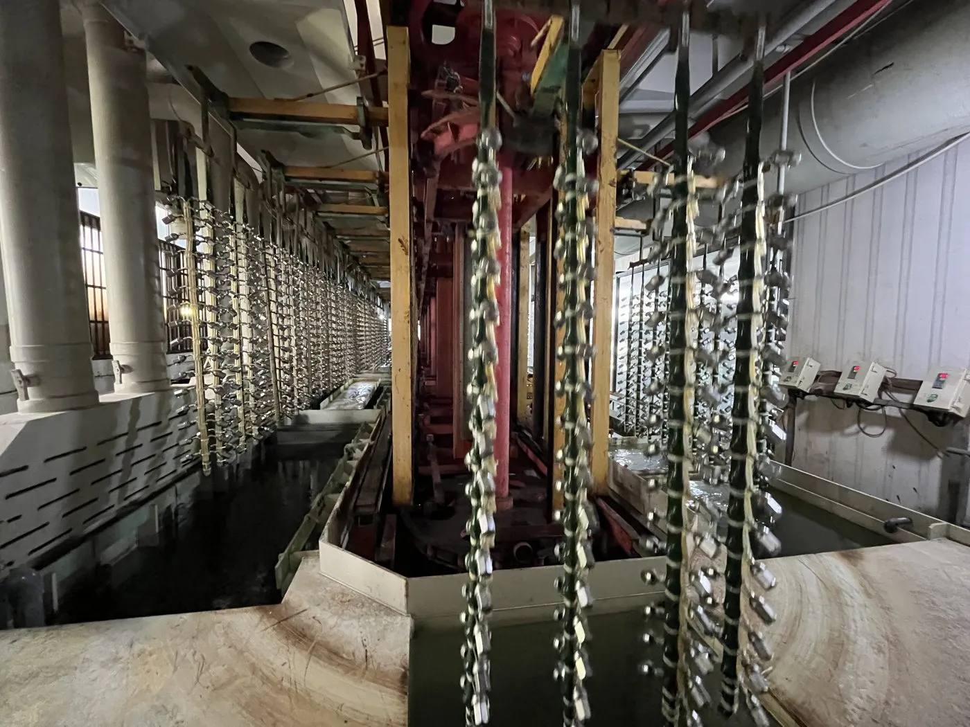 Rack close-up at a partner plant