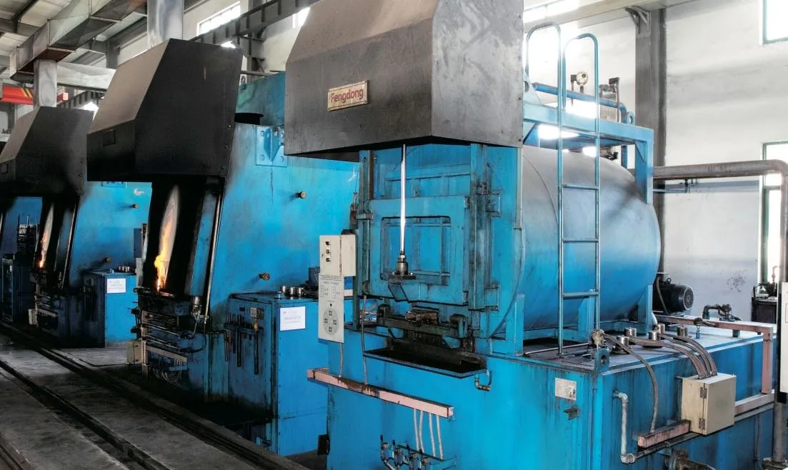 Sealed quench furnaces at a partner plant